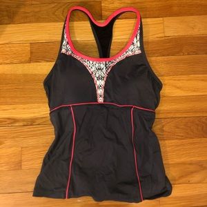 Athleta workout tank, grey, size small, never worn